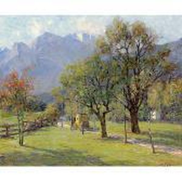 The Yellow Coach Oil Painting by Robert Franz Curry