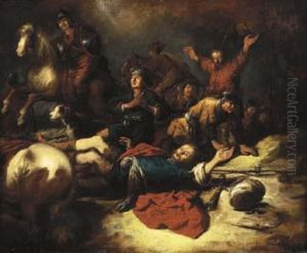The Conversion Of Saul Oil Painting by Benjamin Gerritsz. Cuyp