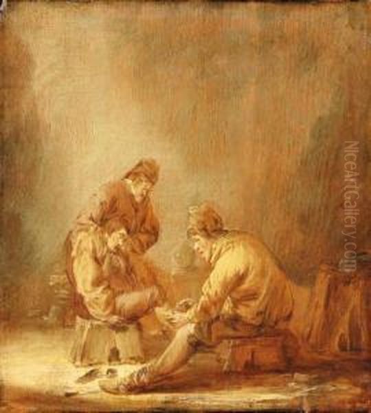 Cuyp, J.
Boors In A Tavern Oil Painting by Jacob Gerritsz. Cuyp