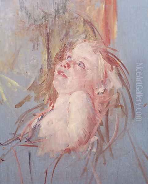 Young Child in its Mother's Arms Oil Painting by Mary Cassatt