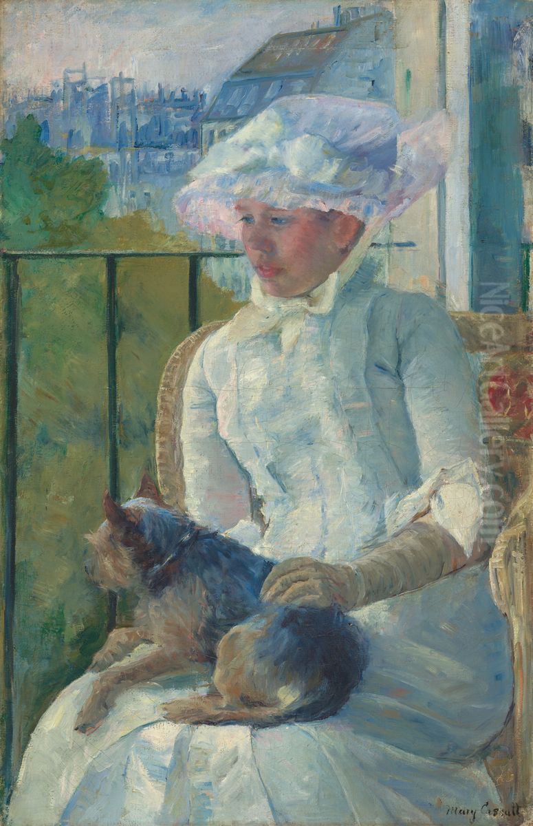 Young Girl At A Window Oil Painting by Mary Cassatt