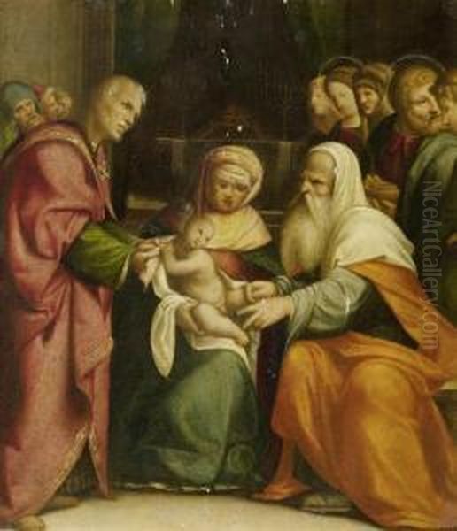 The Circumcision Of Christ Oil Painting by Garofalo