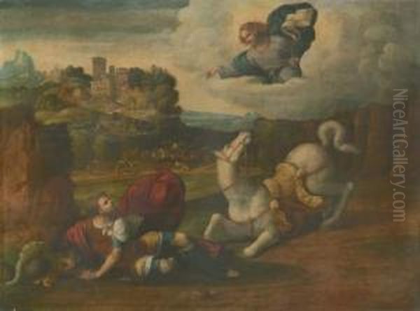 The Conversion Of Saint Paul Oil Painting by Garofalo