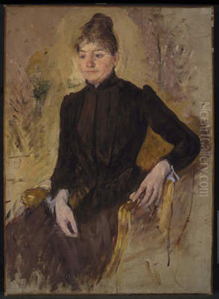 Portrait of a woman Oil Painting by Mary Cassatt