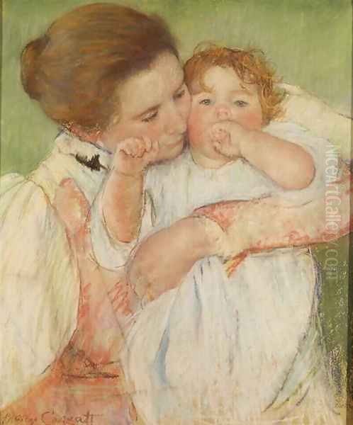 Mother and Child, 1897 Oil Painting by Mary Cassatt