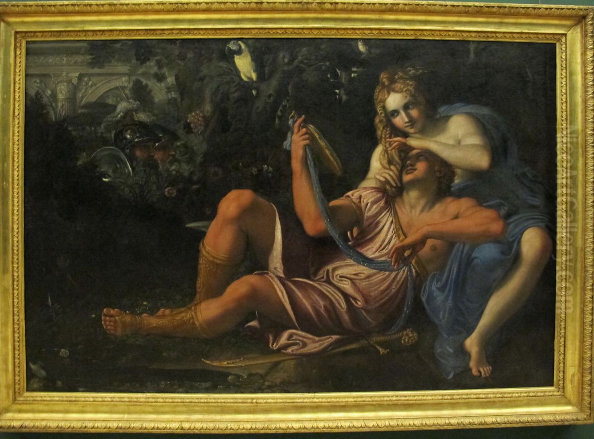 Rinaldo and Armida Oil Painting by Annibale Carracci
