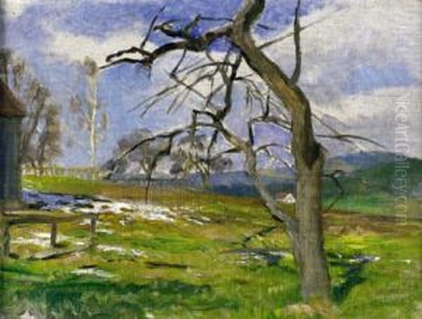 Vorfruhling Oil Painting by Constantin Damianos