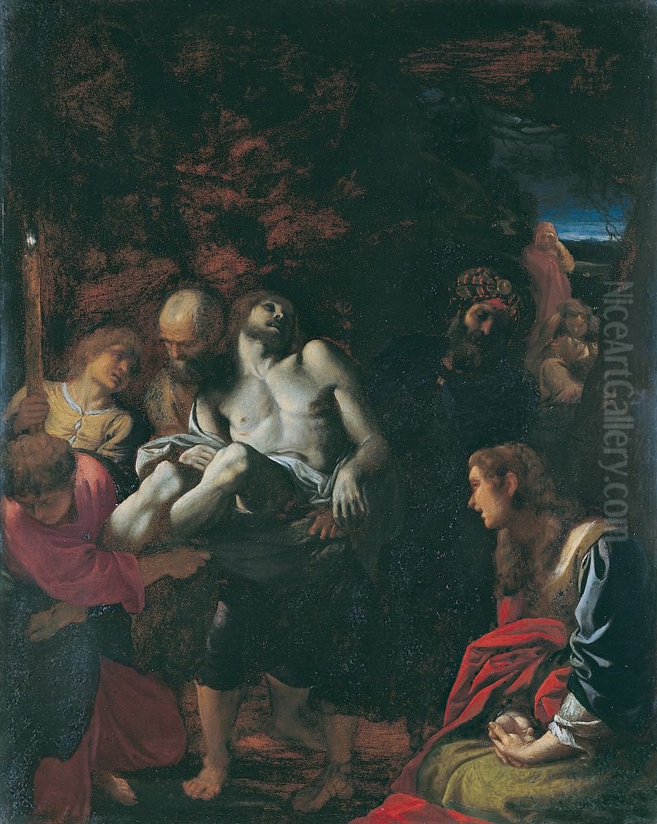 The Burial of Christ Oil Painting by Annibale Carracci