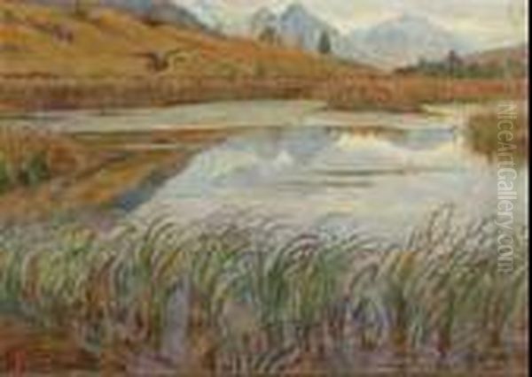 Palude Oil Painting by Marco Davanzo