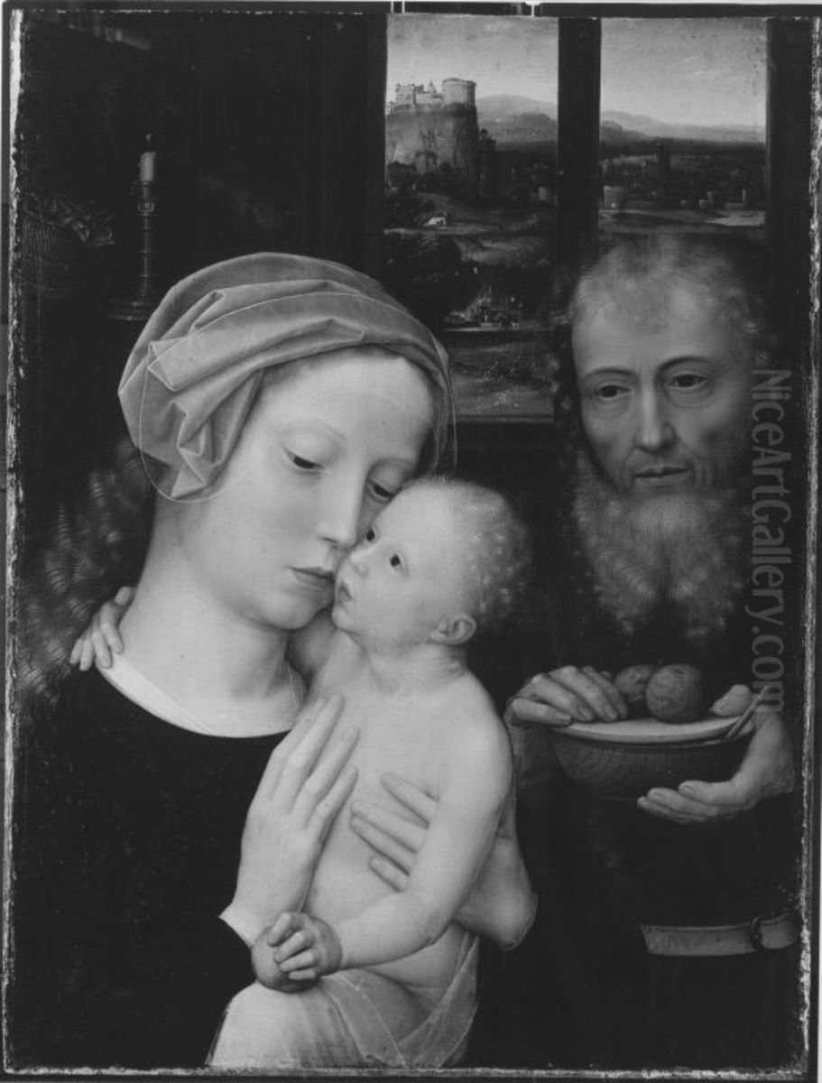 The Holy Family Oil Painting by Gerard David