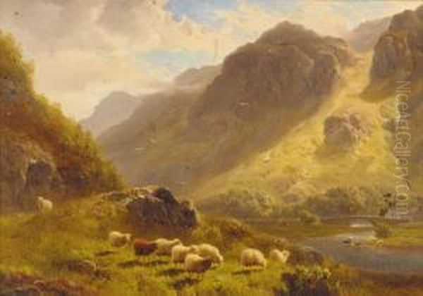 Borrowdale, Cumberland Oil Painting by William Davies
