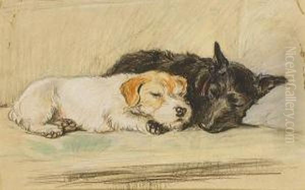 An Afternoon Nap Oil Painting by Lucy Dawson