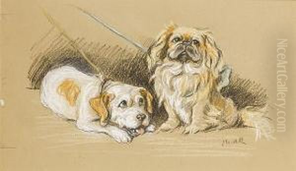 Two Friends Oil Painting by Lucy Dawson