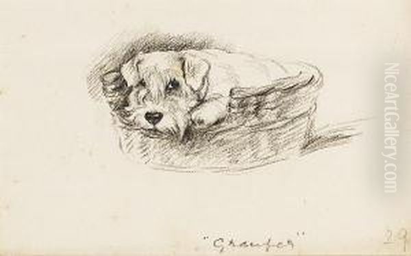 Gramper Oil Painting by Lucy Dawson