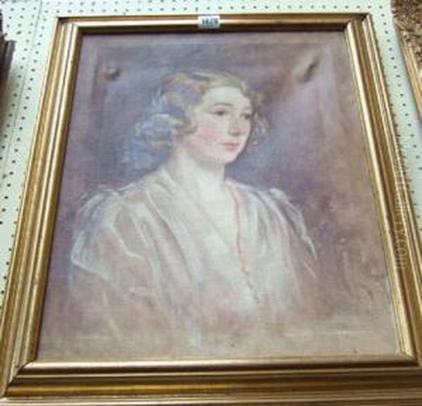 Portrait Of A Lady Oil Painting by Lucy Dawson