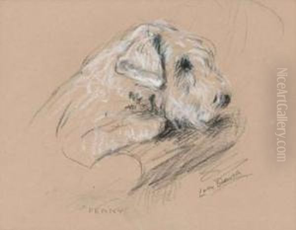 Penny Oil Painting by Lucy Dawson