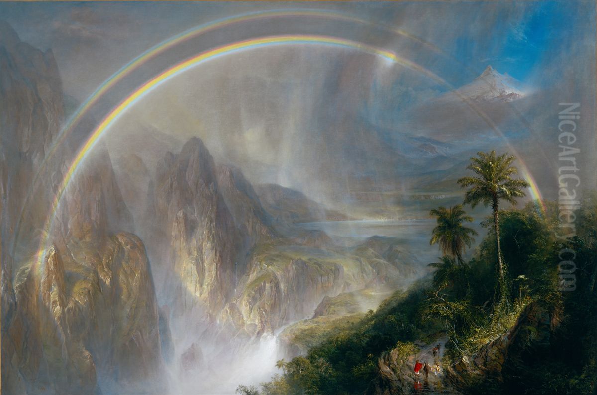 Rainy Season In The Tropics Oil Painting by Frederic Edwin Church