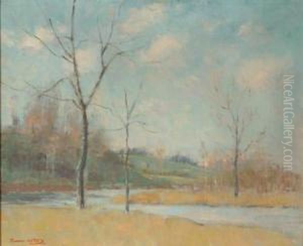 Early Spring Along The Missouri Oil Painting by Dawson Dawson-Watson