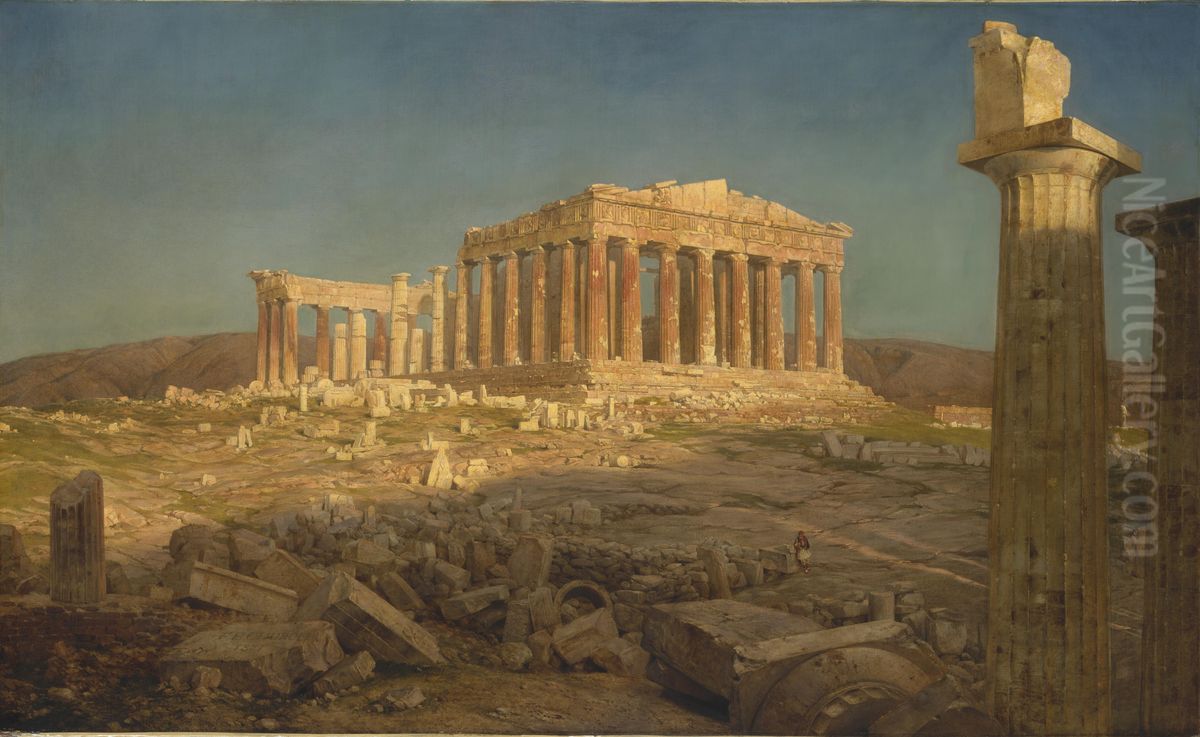 The Parthenon Oil Painting by Frederic Edwin Church