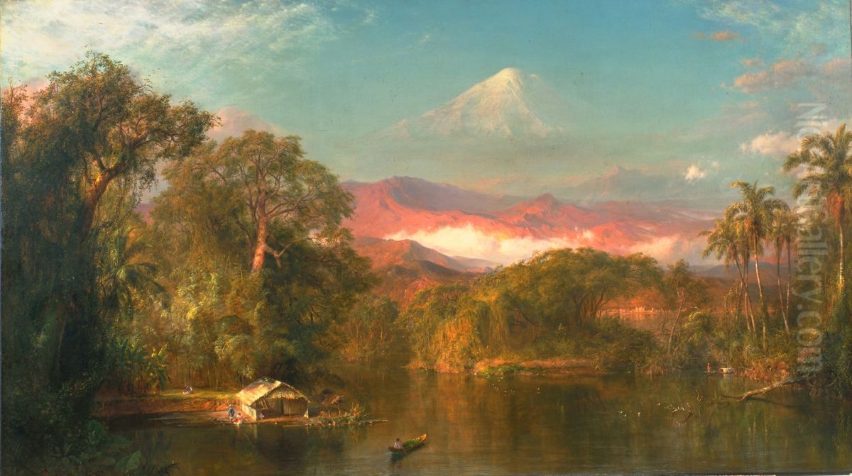 Chimborazo Oil Painting by Frederic Edwin Church