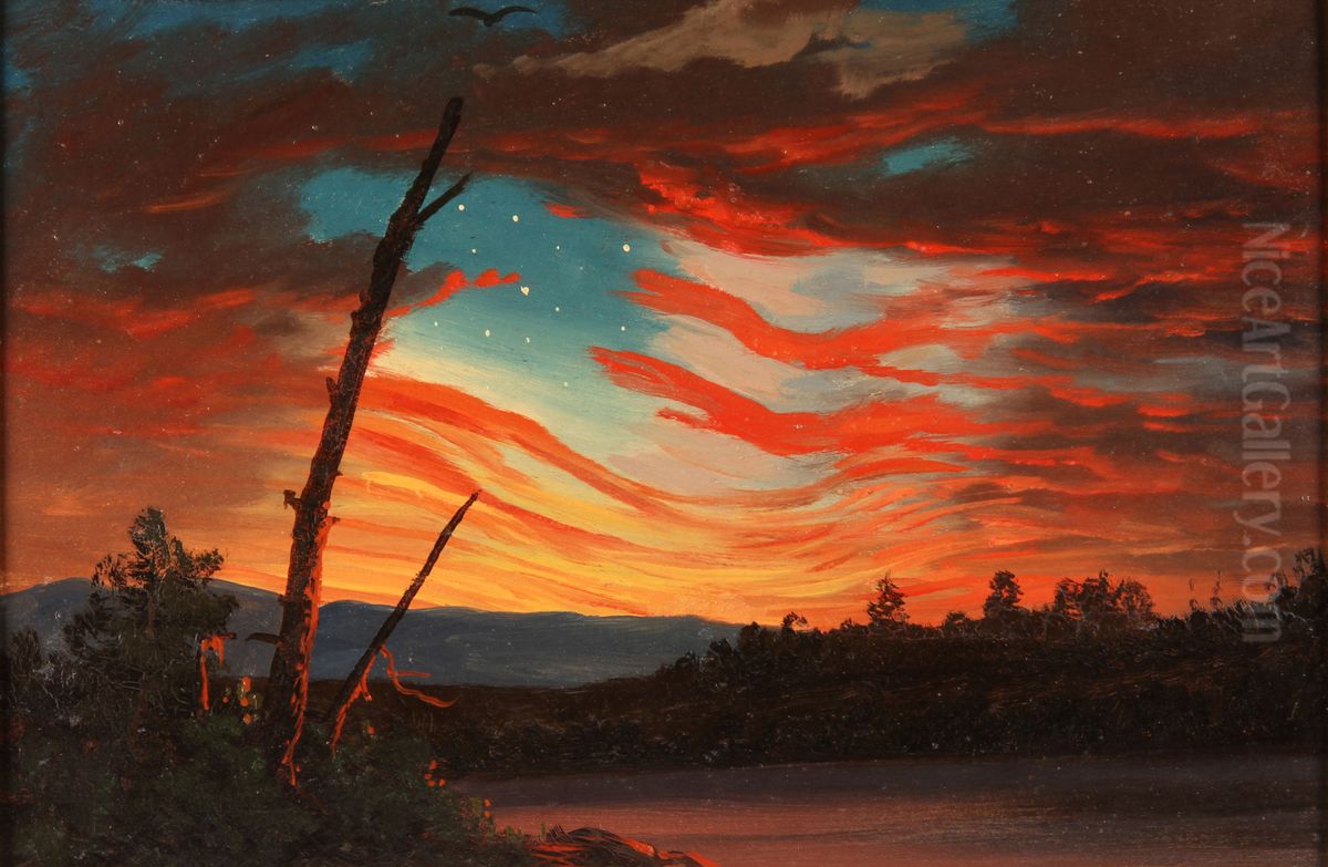 Our Banner in the Sky Oil Painting by Frederic Edwin Church