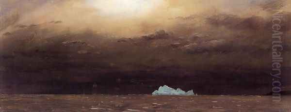 Iceberg, Newfoundland Oil Painting by Frederic Edwin Church