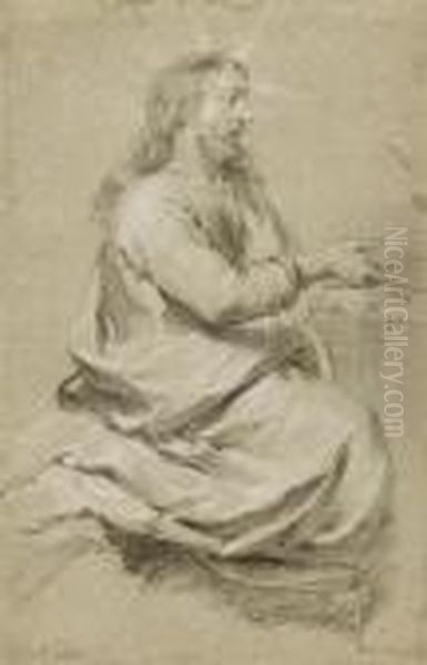 Study For Christ And The Samaritan Woman At
The Well Oil Painting by Gaspar De Crayer