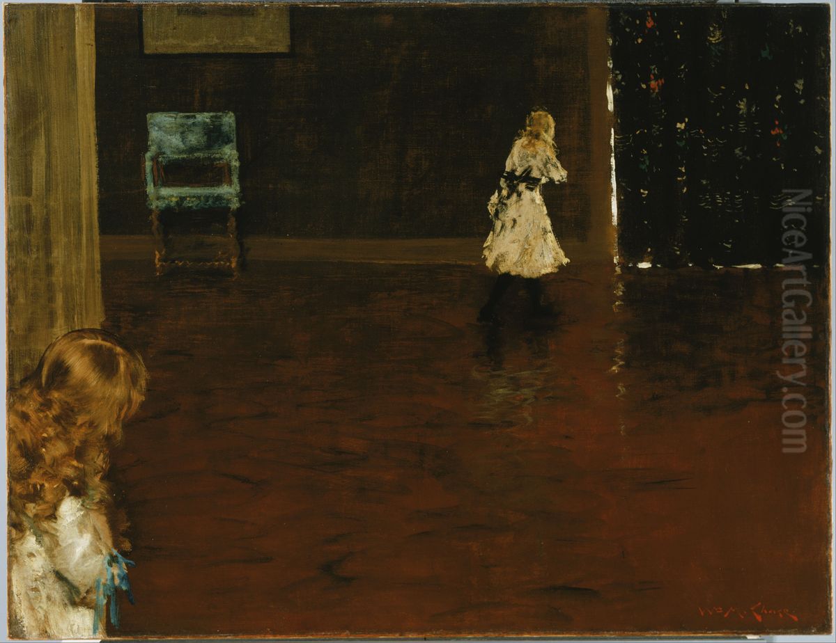 Hide And Seek Oil Painting by William Merritt Chase