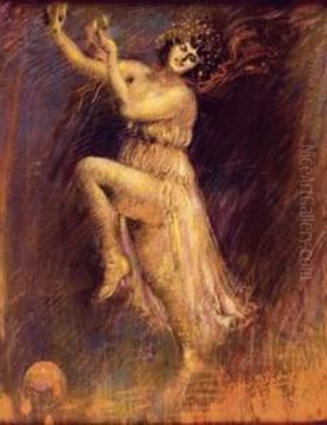 La Danseuse Oil Painting by Henri De Groux