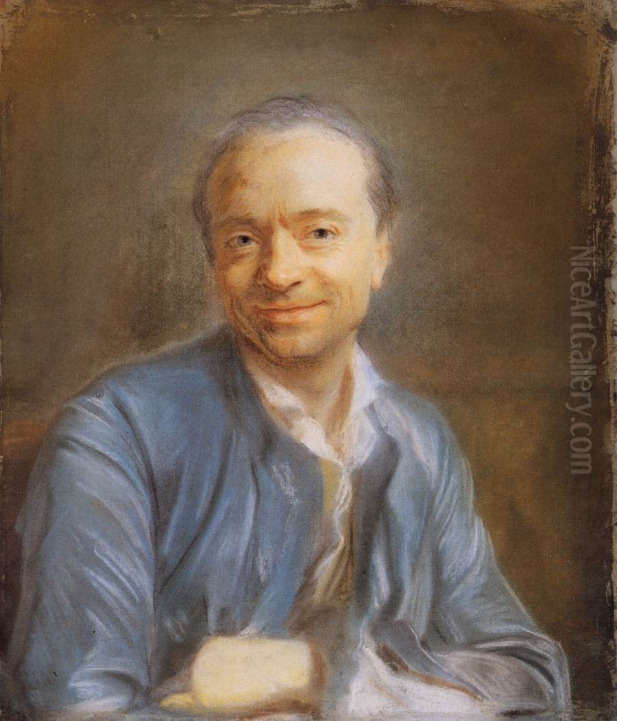 Self-portrait Oil Painting by Maurice Quentin de La Tour