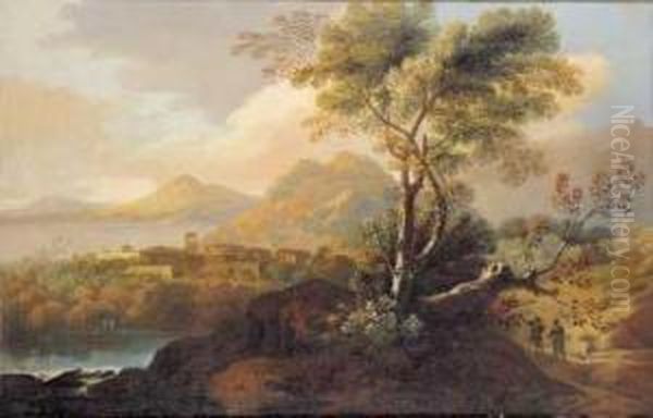 Paesaggio Oil Painting by Alessio De Marchis