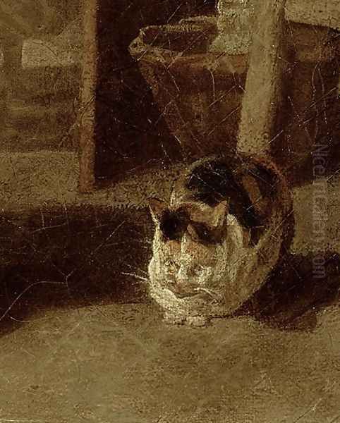 The Laundry Woman Oil Painting by Jean-Baptiste-Simeon Chardin