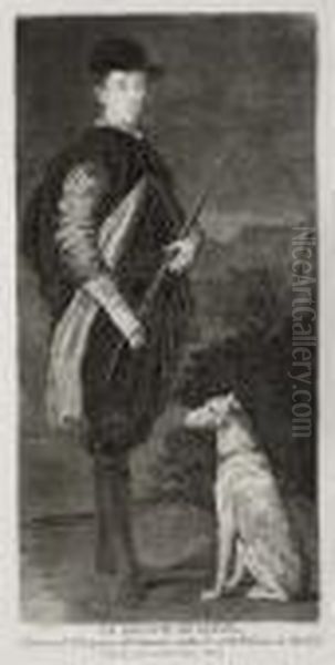 Un Infante De Espana Oil Painting by Francisco Goya Fuendetodos