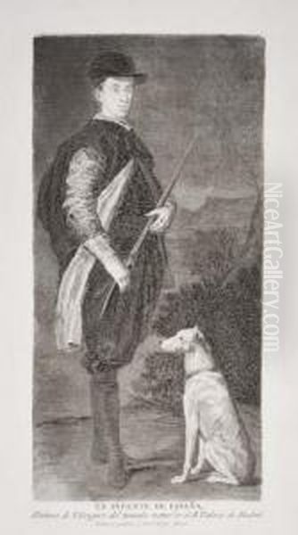 Un Infante De Espana Oil Painting by Francisco Goya Fuendetodos