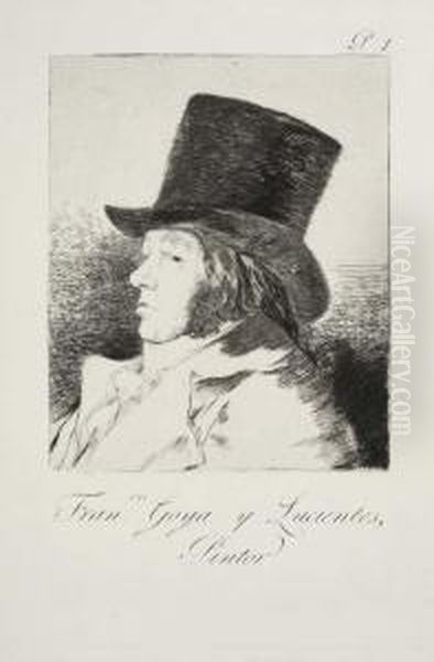 Goya Lucientes, Pintor Oil Painting by Francisco Goya Fuendetodos
