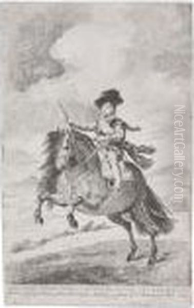 Untitled Oil Painting by Francisco Goya Fuendetodos