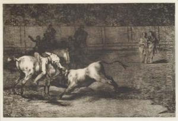 Untitled Oil Painting by Francisco Goya Fuendetodos