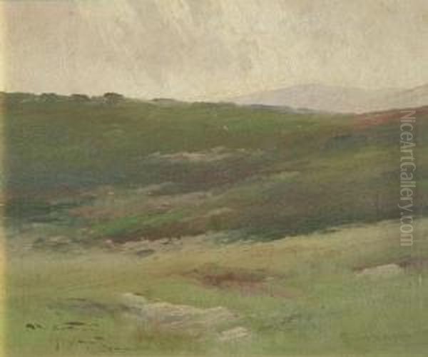 Piriapolis Oil Painting by Carlos Maria De Santiago