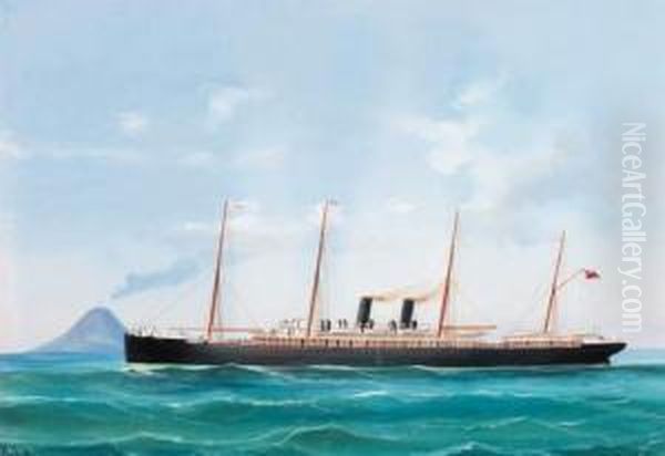 S.s. Chimborazo; And S.s. Orayo Oil Painting by A. De Simone