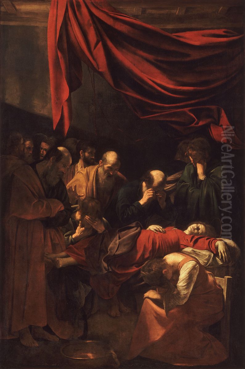 Death of the Virgin Oil Painting by Caravaggio