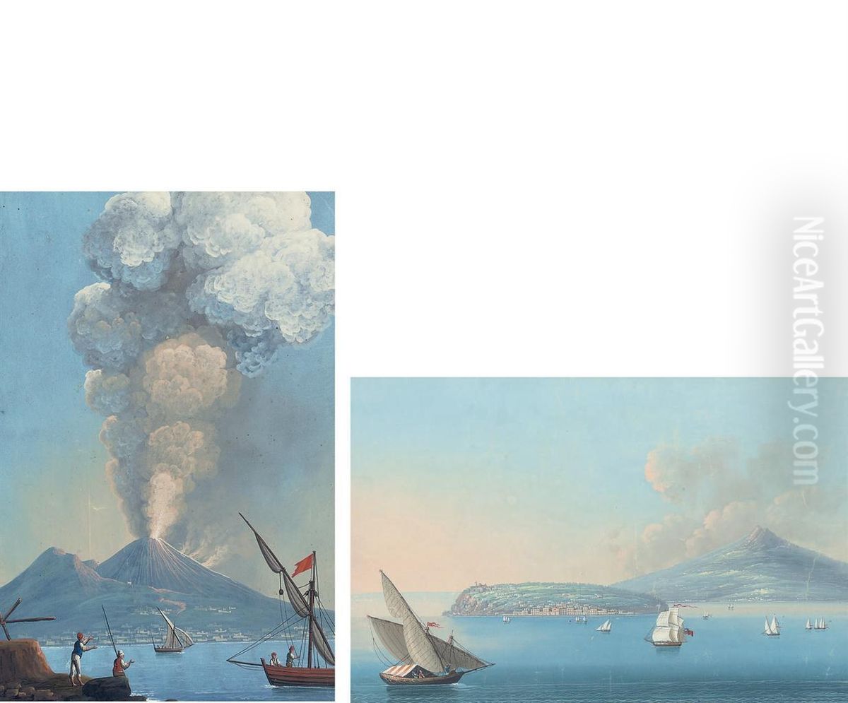 Procida E Ischia Oil Painting by Camillo da Vito