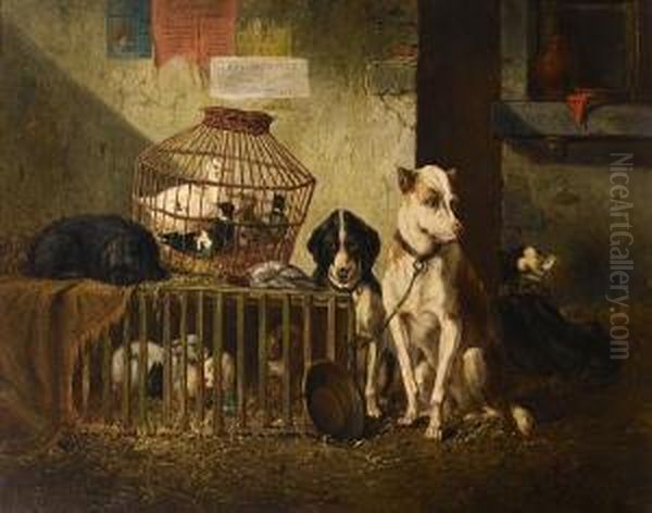 At The Market Oil Painting by Vincent de Vos