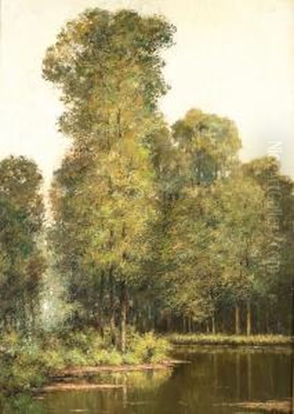 Coin D'etang, Overijssche Oil Painting by Prosper De Wit