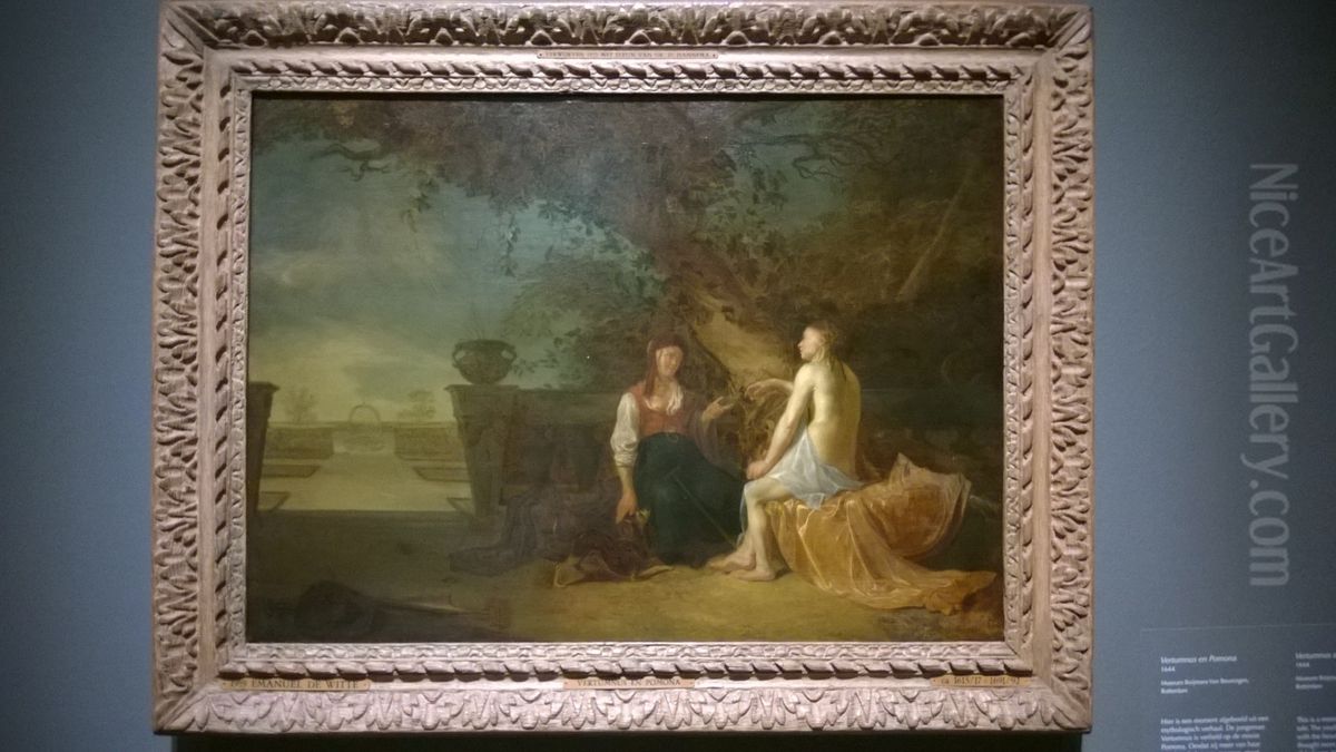 Vertumnus And Pomona Oil Painting by Emanuel de Witte