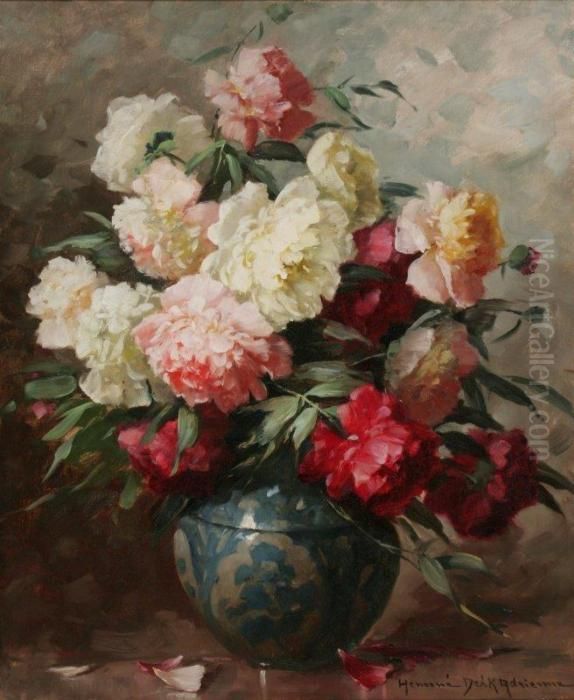 Oszirozsak Oil Painting by Adrienne Hermine Deak-Henczne