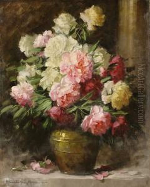 Punkosdi Rozsak Oil Painting by Adrienne Hermine Deak-Henczne