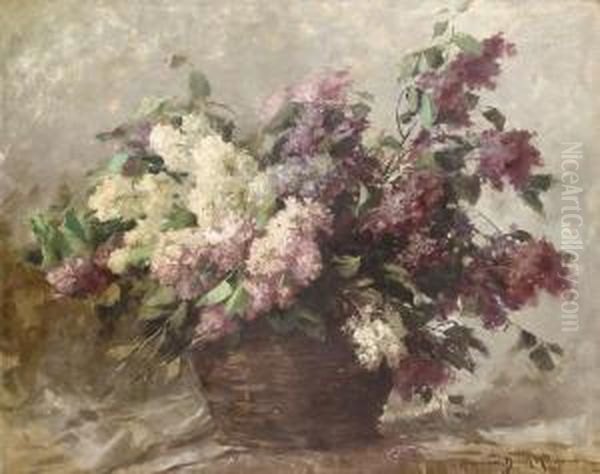 Orgonas Csendelet Oil Painting by Adrienne Hermine Deak-Henczne