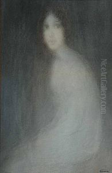 Young Girl Oil Painting by Charles Ernest Debelle