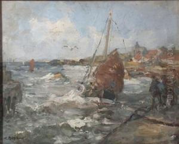 In With The Tide Oil Painting by Eugene Dekkert