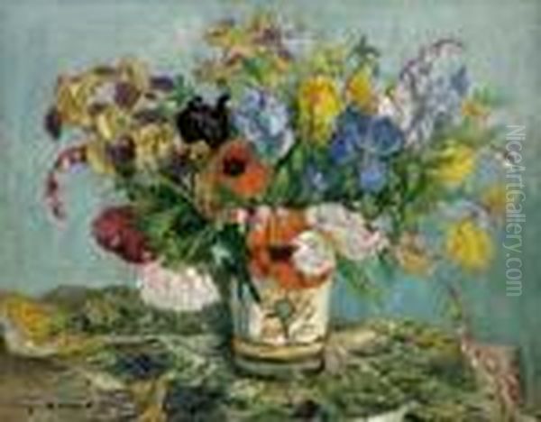 Blumenstuck Oil Painting by Eugene Dekkert